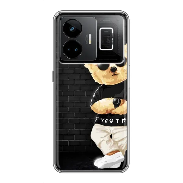 Чехол с рисунком «Мишка в очках» для Realme GT3 Чехол с рисунком «Мишка в очках» для Realme GT3