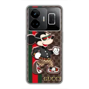 Чохли бренд ГУЧЧІ для Realme GT3 (Маус Гуччи)