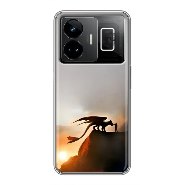 Чехол с рисунком «Мультиик Беззубик» для Realme GT3 Чехол с рисунком «Мультиик Беззубик» для Realme GT3