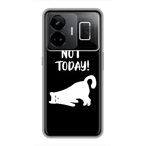 Чехол с рисунком «Not Today» для Realme GT3 Чехол с рисунком «Not Today» для Realme GT3