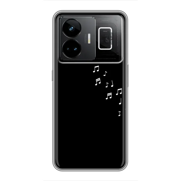 Чехол с рисунком «Ноты» для Realme GT3 Чехол с рисунком «Ноты» для Realme GT3
