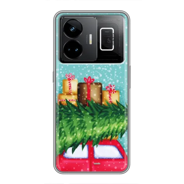 Чехол с рисунком «Новогодние подарки» для Realme GT3 Чехол с рисунком «Новогодние подарки» для Realme GT3