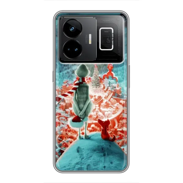 Чехол с рисунком «Новогодний Гринч» для Realme GT3 Чехол с рисунком «Новогодний Гринч» для Realme GT3