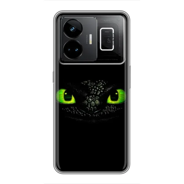 Чехол с рисунком «Глаза Беззубика» для Realme GT3 Чехол с рисунком «Глаза Беззубика» для Realme GT3