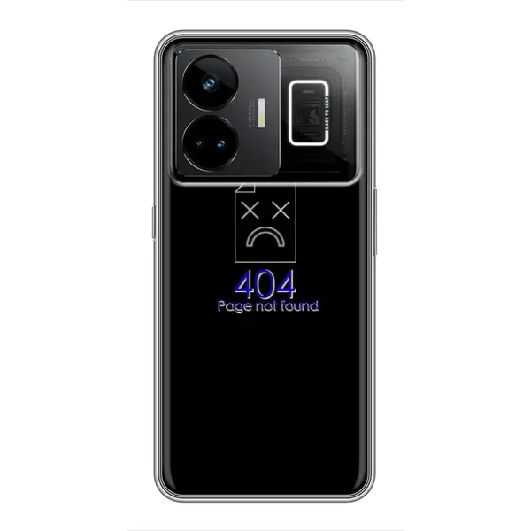 Чехол с рисунком «Ошибка 404» для Realme GT3
