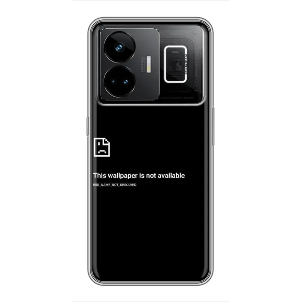 Чехол с рисунком «Ошибка» для Realme GT3