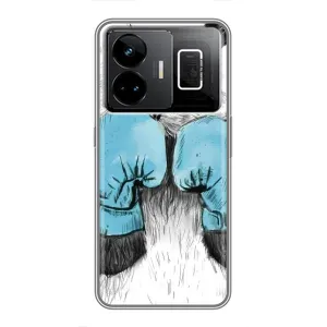 Чехлы с Пандами на Realme GT3 (Панда боксер)