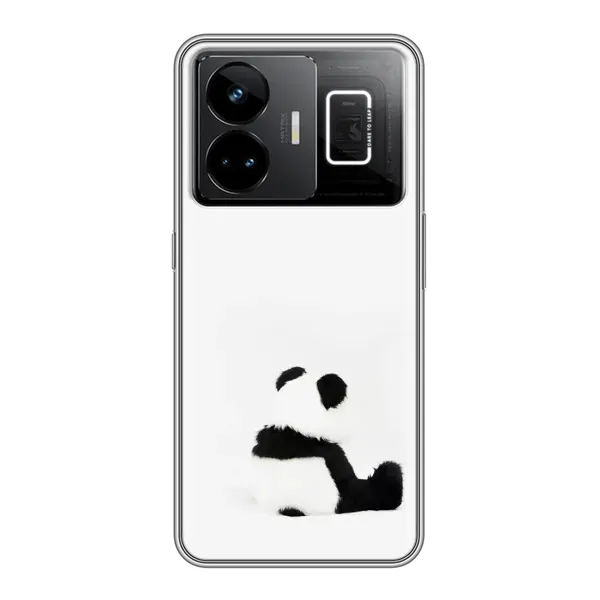Чехол с рисунком «Панда обиделся» для Realme GT3 Чехол с рисунком «Панда обиделся» для Realme GT3