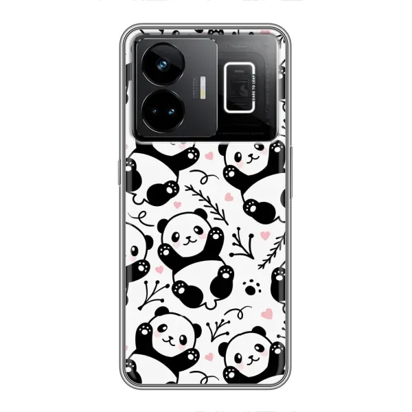 Чехол с рисунком «Пандочки» для Realme GT3 Чехол с рисунком «Пандочки» для Realme GT3