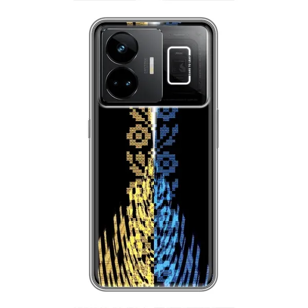 Чехол с рисунком «Патриотическая вышиванка» для Realme GT3 Чехол с рисунком «Патриотическая вышиванка» для Realme GT3