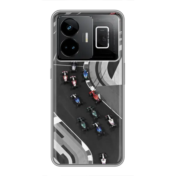 Чехол с рисунком «Гонки ф1» для Realme GT3 Чехол с рисунком «Гонки ф1» для Realme GT3