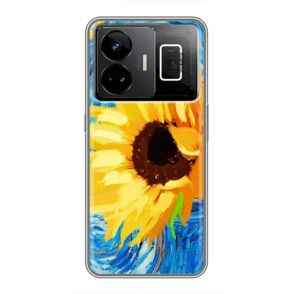 Чехол с рисунком «Подсолнух цветок» для Realme GT3 Чехол с рисунком «Подсолнух цветок» для Realme GT3