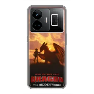 Чехол дракон Беззубик для Realme GT3 (Постер Беззубика)