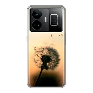 Силиконовый Чехол с одуванчиками на Realme GT3 (Роздумаханый одуванчик)