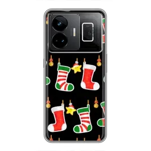 Силіконовий бампер на різдво для Realme GT3 (Різдвяні подарунки)