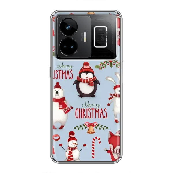 Чехол с рисунком «Рождественский» для Realme GT3