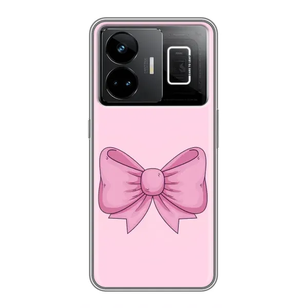 Чехол с рисунком «Розовый бантик» для Realme GT3 Чехол с рисунком «Розовый бантик» для Realme GT3