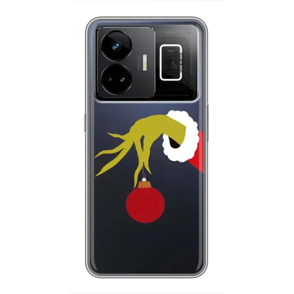 Чехол с рисунком «Рука Гринча» для Realme GT3 Чехол с рисунком «Рука Гринча» для Realme GT3