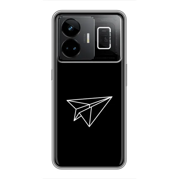 Чехол с рисунком «Самолетик» для Realme GT3 Чехол с рисунком «Самолетик» для Realme GT3