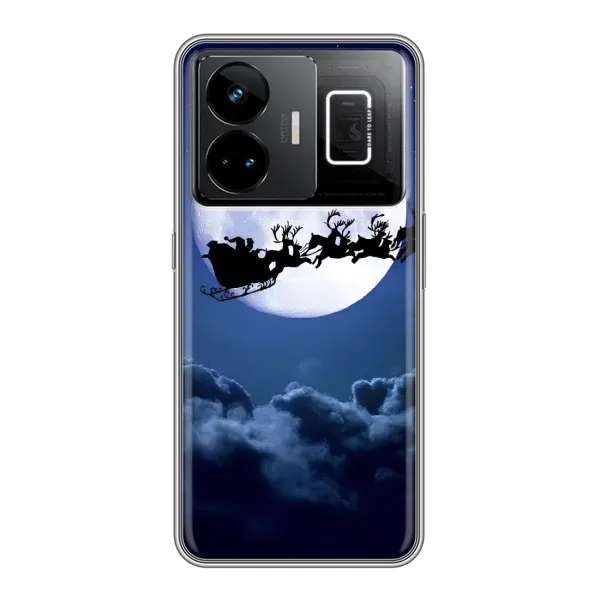 Чехол с рисунком «Санта - луна» для Realme GT3