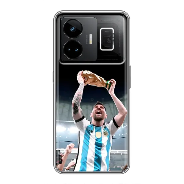 Чехол с рисунком «Счастливый Месси» для Realme GT3 Чехол с рисунком «Счастливый Месси» для Realme GT3