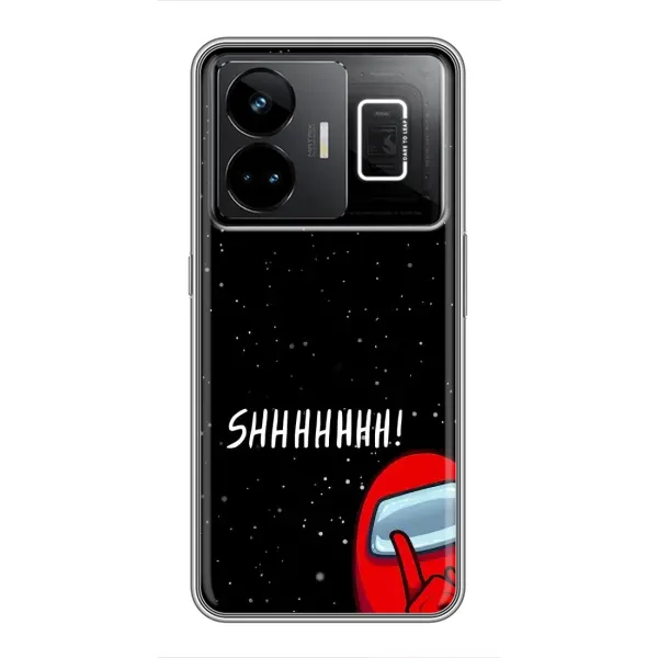 Чехол с рисунком «SHHHHH» для Realme GT3 Чехол с рисунком «SHHHHH» для Realme GT3