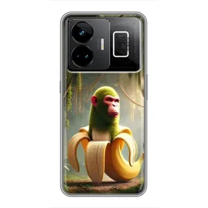 Чехол с мемами тралалело тралала для Realme GT3 (Шимпанзини бананини)