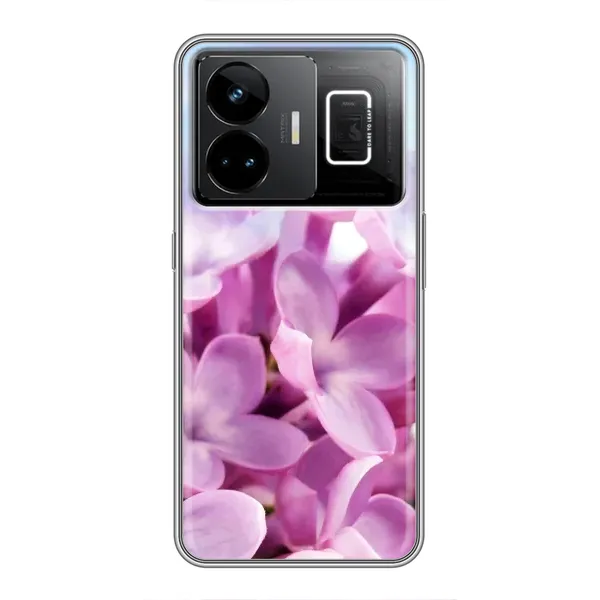 Чехол с рисунком «Сиреневые цветы» для Realme GT3 Чехол с рисунком «Сиреневые цветы» для Realme GT3