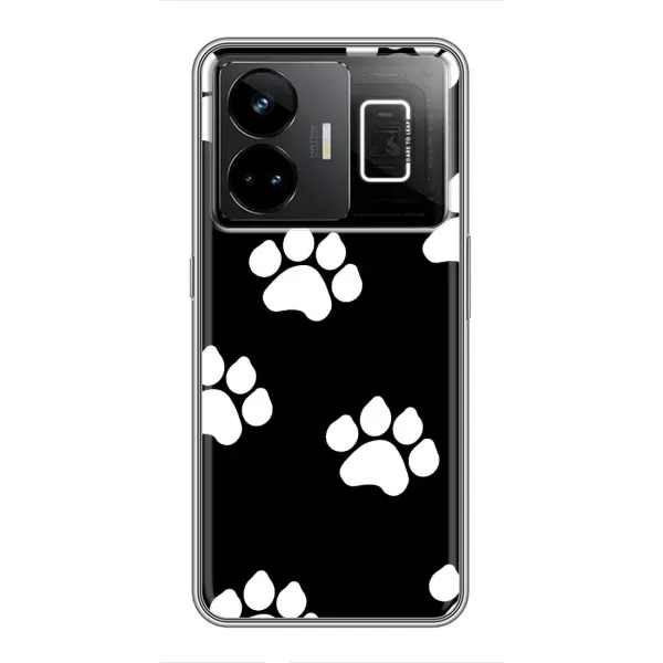 Чехол с рисунком «Следы собак» для Realme GT3 Чехол с рисунком «Следы собак» для Realme GT3
