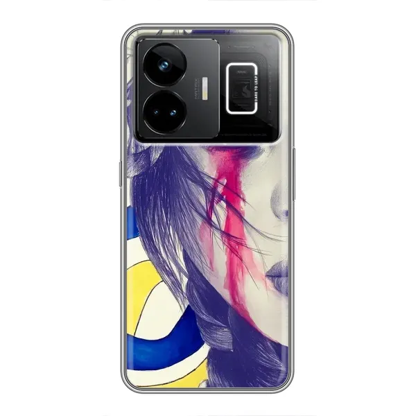 Чехол с рисунком «Слезы Украины» для Realme GT3 Чехол с рисунком «Слезы Украины» для Realme GT3