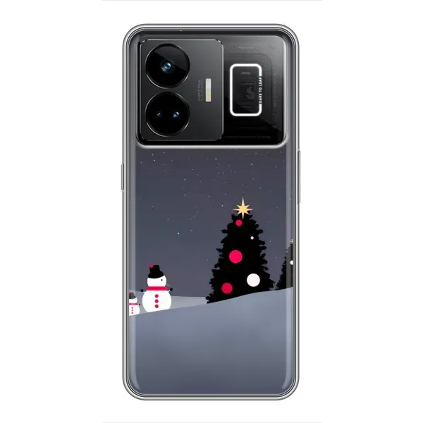 Чехол с рисунком «Снеговички» для Realme GT3 Чехол с рисунком «Снеговички» для Realme GT3