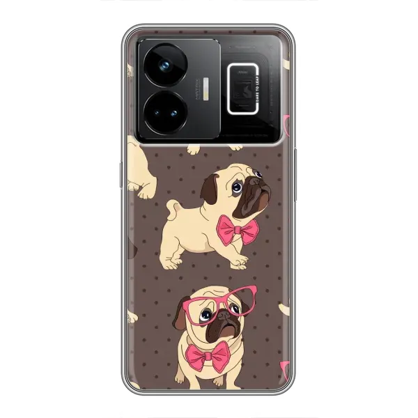 Чохол з малюнком «Песик Мопсікі» для Realme GT3