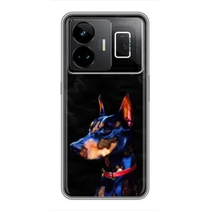 Бампер для Realme GT3 с картинкой "Песики" (Собака Мопс)