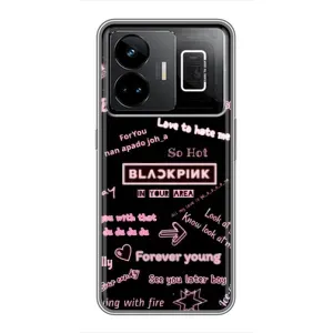 Чехлы с картинкой для Realme GT3 (Стиль блэкпинг)
