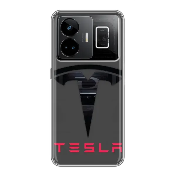 Чехол с рисунком «Logo TESLA» для Realme GT3 Чехол с рисунком «Logo TESLA» для Realme GT3