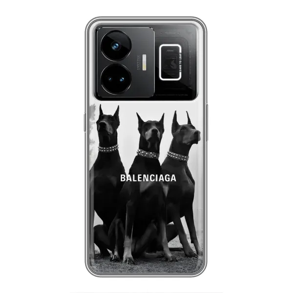 Чехол с рисунком «Три добермана» для Realme GT3