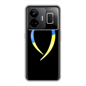 Силиконовый Чехол на Realme GT3 (Я-Украина) (Украинское сердце)