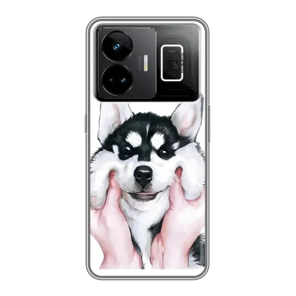 Чехол с рисунком «Собака Хаски» для Realme GT3 Чехол с рисунком «Собака Хаски» для Realme GT3