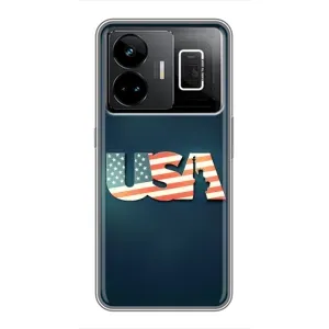 Чехол Флаг USA для Realme GT3 (USA)