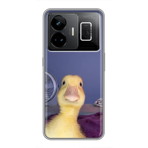 Чехол с рисунком «Утка» для Realme GT3 Чехол с рисунком «Утка» для Realme GT3