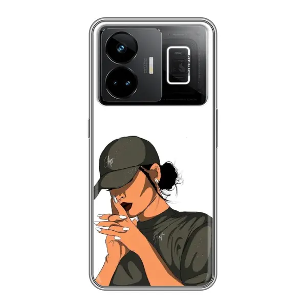 Чехол с рисунком «В зеленом» для Realme GT3 Чехол с рисунком «В зеленом» для Realme GT3