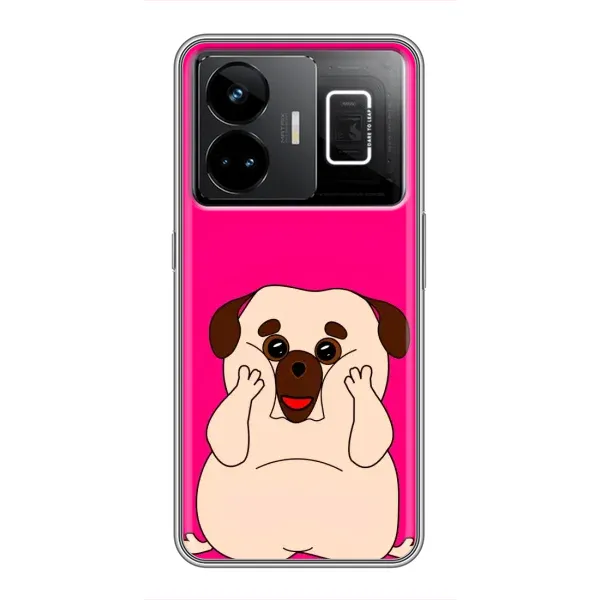 Чохол з малюнком «Веселий Мопсік» для Realme GT3