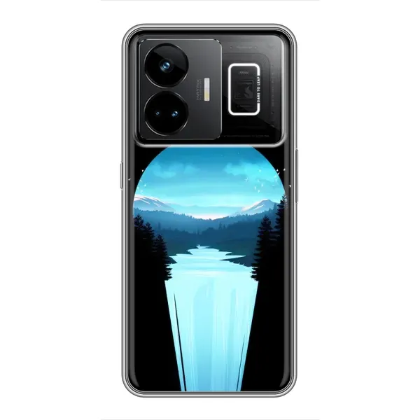 Чехол с рисунком «Синий Водопад» для Realme GT3 Чехол с рисунком «Синий Водопад» для Realme GT3