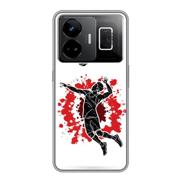 Чехол с рисунком «Волейболист» для Realme GT3 Чехол с рисунком «Волейболист» для Realme GT3