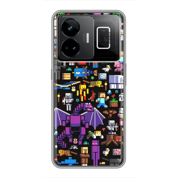 Чехол с рисунком «Все персонажи» для Realme GT3