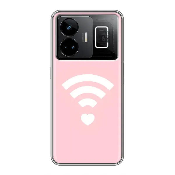 Чехол с рисунком «WiFi Love» для Realme GT3 Чехол с рисунком «WiFi Love» для Realme GT3