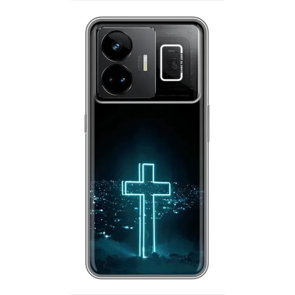 Чехол с рисунком «Яркий Крест» для Realme GT3 Чехол с рисунком «Яркий Крест» для Realme GT3