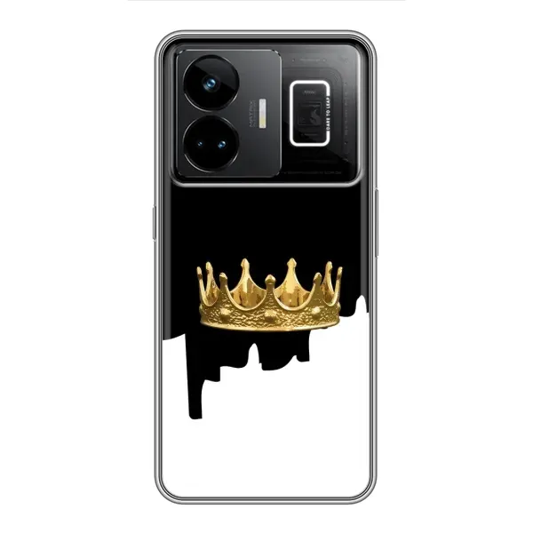 Чехол с рисунком «Золотая корона» для Realme GT3 Чехол с рисунком «Золотая корона» для Realme GT3