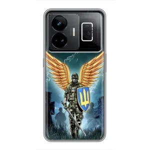 Патриотический Чехол для Realme GT3 (ЗСУ з крильями)
