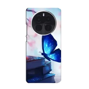 Силіконовий бампер з картинкою звірів для Realme GT5 Pro (Метелик синій)